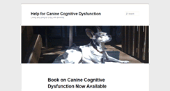 Desktop Screenshot of caninecognitivedysfunction.com