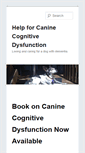 Mobile Screenshot of caninecognitivedysfunction.com